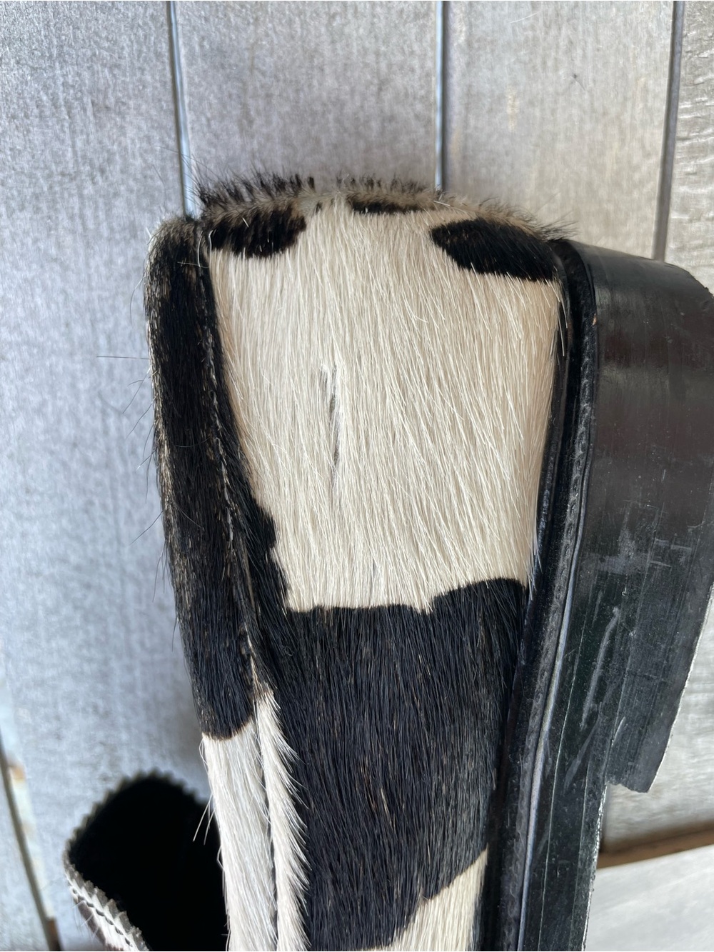 Cow print penny loafers - Picture 9 of 9
